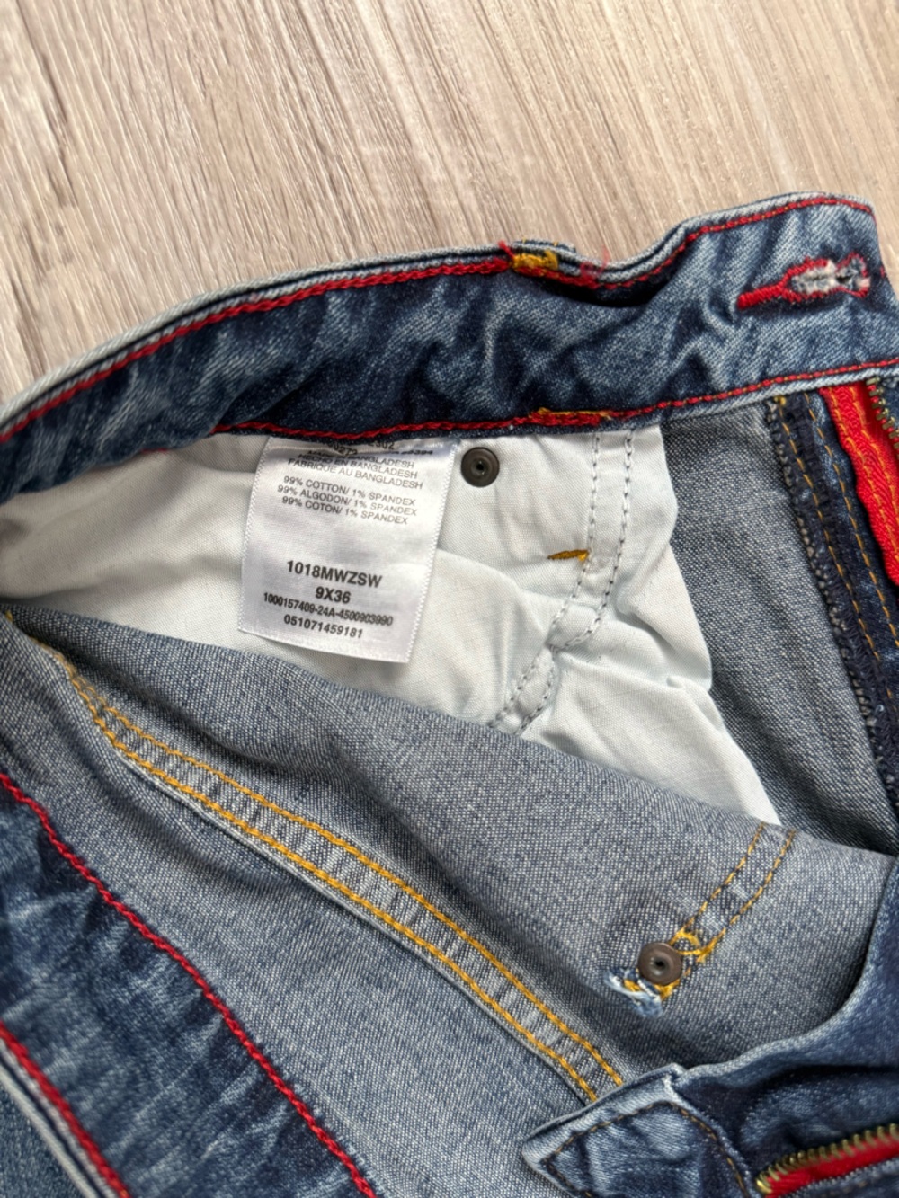 Wrangler Blue High-Rise Straight Jeans - Picture 4 of 4